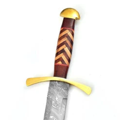 Brute Elja Pattern Welded Damascus Steel Historical Inspired Replica Sword -Knife Sales Store SSD2670 09053.1642700850