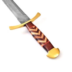 Brute Elja Pattern Welded Damascus Steel Historical Inspired Replica Sword -Knife Sales Store SSD2670 93042.1642700850