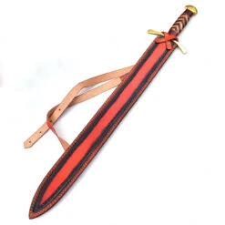 Brute Elja Pattern Welded Damascus Steel Historical Inspired Replica Sword -Knife Sales Store SSD2670 44142.1642700850