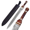 Ancient Roman Inspired Damascus Steel Gladius Historical Replica Sword -Knife Sales Store SSD2671 81584.1642695702