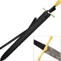 First Light Firestorm/ Twist Damascus Viking Templar Sword -Knife Sales Store SSD3021 13387.1664826880