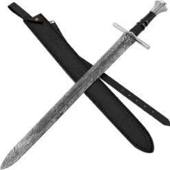 Astral Waltz Firestorm/ Twist Medieval Damascus Templar Sword -Knife Sales Store SSD3022 38942.1664802385