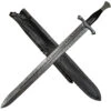 Kingdom Come Hand Forged Medieval Inspired Historical Replica Firestorm Damascus Steel Sword -Knife Sales Store SSD3133 01 57262.1689952012