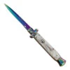 Poison Pearl Pushbutton Stiletto Automatic Italian Milano Knife -Knife Sales Store ST611 09510.1621017467