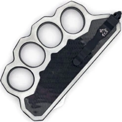 Carbon Phantom Automatic Dual Action OTF Knuckle Trench Style Knife -Knife Sales Store T2313 79633.1660069110