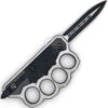 Carbon Phantom Automatic Dual Action OTF Knuckle Trench Style Knife -Knife Sales Store T2313 40781.1660069123