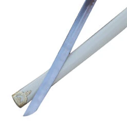 Great White Serpent Decorative Traditional Japanese Katana Sword -Knife Sales Store TK0748WT 32039.1642184071