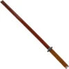 Playful Sparring Training Practice Full Tang Sheesham Wood Bokken Functional Wooden Sword Katana W/ Brown Genuine Leather Handle