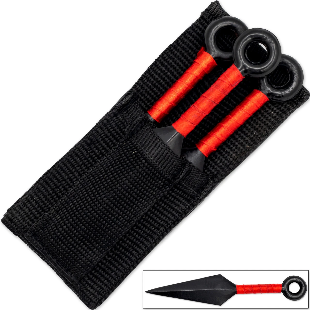 Set Of 3 Mini Anime Themed Metal Throwing Kunai Knives 8 Set Of 3 Mini Anime Themed Metal Throwing Kunai Knives - Image 6