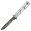Unchained Balisong Butterfly Knife | Damascus Steel Blade | Tanto Point -Knife Sales Store WG859 D2 01 38476.1691434984
