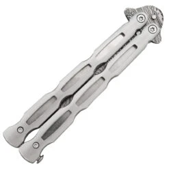 Unchained Balisong Butterfly Knife | Damascus Steel Blade | Tanto Point -Knife Sales Store WG859 D2 03 82653.1691434984