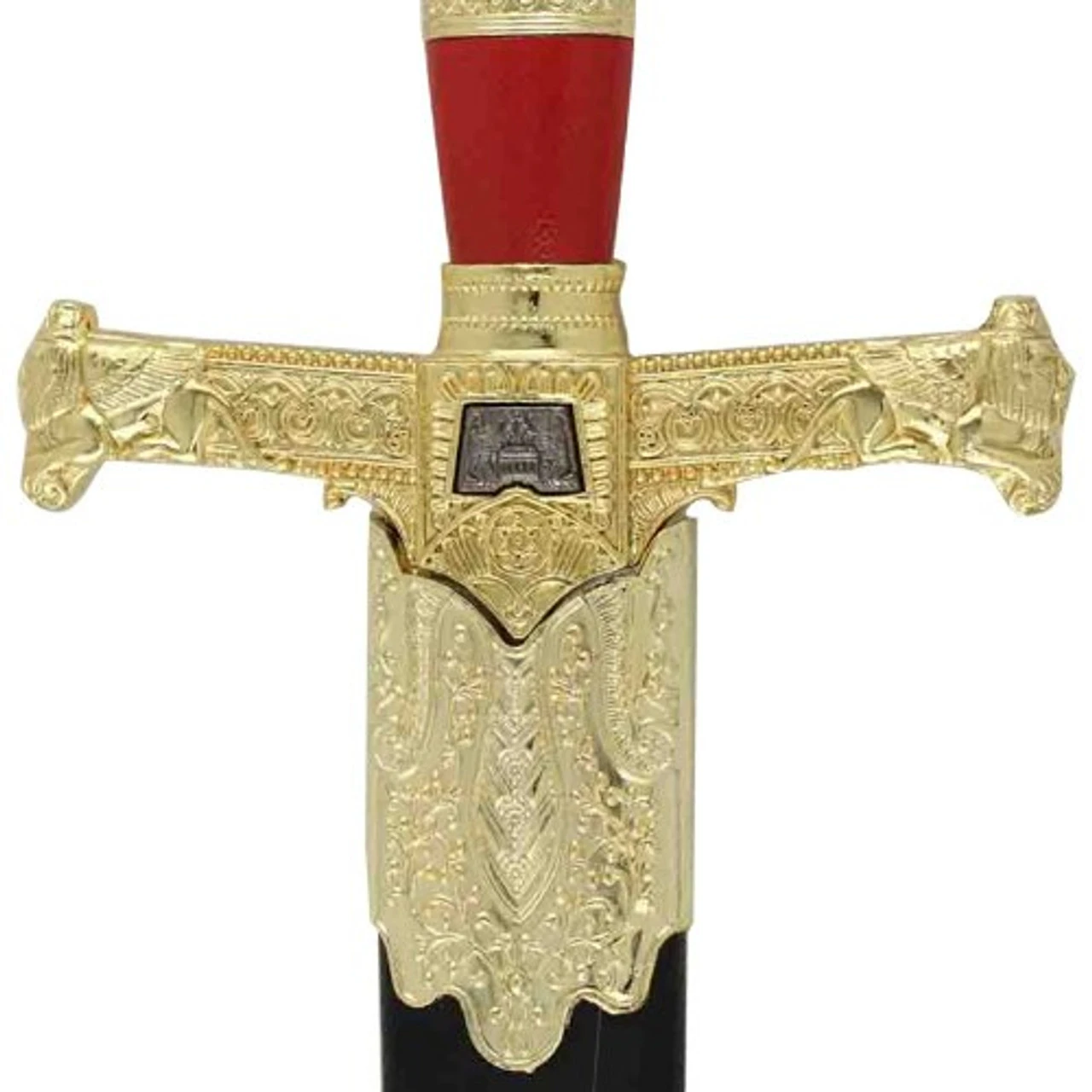 King Solomon Medieval Crusader Replica Longsword - Red 5 King Solomon Medieval Crusader Replica Longsword - Red - Image 3