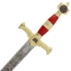 King Solomon Medieval Crusader Replica Longsword - Red
