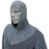 Battle Ready Medieval Habergeon Chainmail Armor Coif Set -Knife Sales Store battle ready children s medieval habergeon chainmail armor 3 88869.1564504893