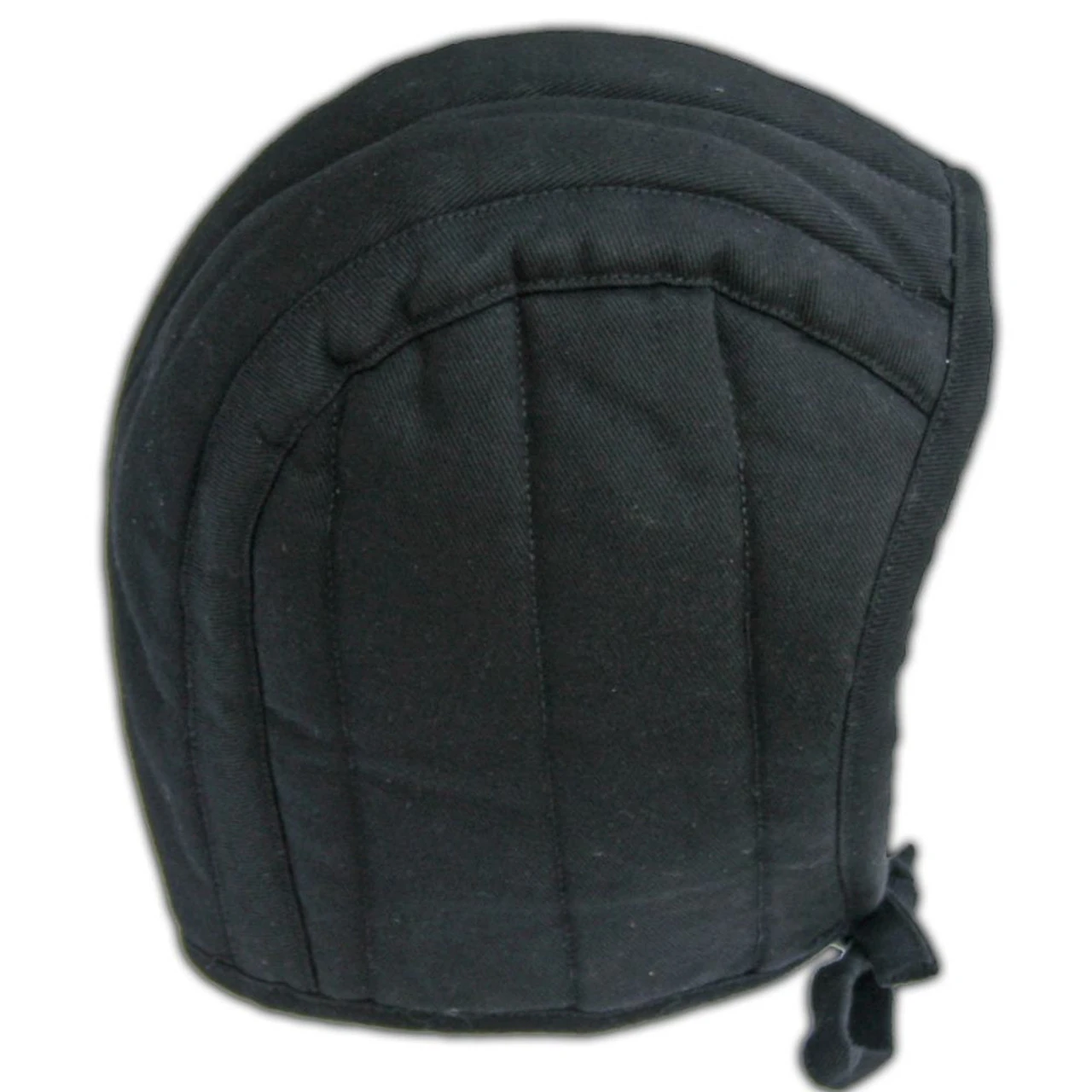 Cotton Padded Coif Arming Cap Black 2 Cotton Padded Coif Arming Cap Black