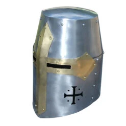 Late Twelfth Century 20g Steel Crusader Templar Knight Great Helm 7 Late Twelfth Century 20g Steel Crusader Templar Knight Great Helm -Knife Sales Store crusader templar knight helmet 62284.1564505058