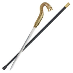 Golden Pharaoh King Cobra Sword Cane -Knife Sales Store cs1906g 13300.1564504252
