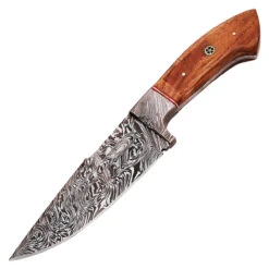 Damascus Full Tang Top Quality Flame Ridge Hunt For LifeHunting Knife -Knife Sales Store damascus full tang top quality flame ridge hunt for lifetmhunting knife 1 17369.1564504448