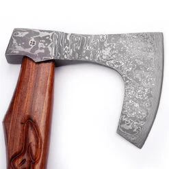 Damascus Handmade Supreme Quality Bearded Axe Hunt For Life -Knife Sales Store damascus handmade hunt for lifetm supreme quality bearded axe 6 17029.1564504986