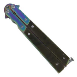 Damascus Steel Silent Highwayman Butterfly Knife -Knife Sales Store damascus steel silent highwayman butterfly knife 1 93758.1564504980