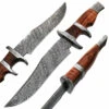 Custom Damascus Hunt For Life Ashbury Hunting Knife -Knife Sales Store dhk2178 29460.1602009012