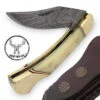 Hunt For Life Lockback Walker Hound Pocket Knife -Knife Sales Store dm2073bon 76129.1564504194