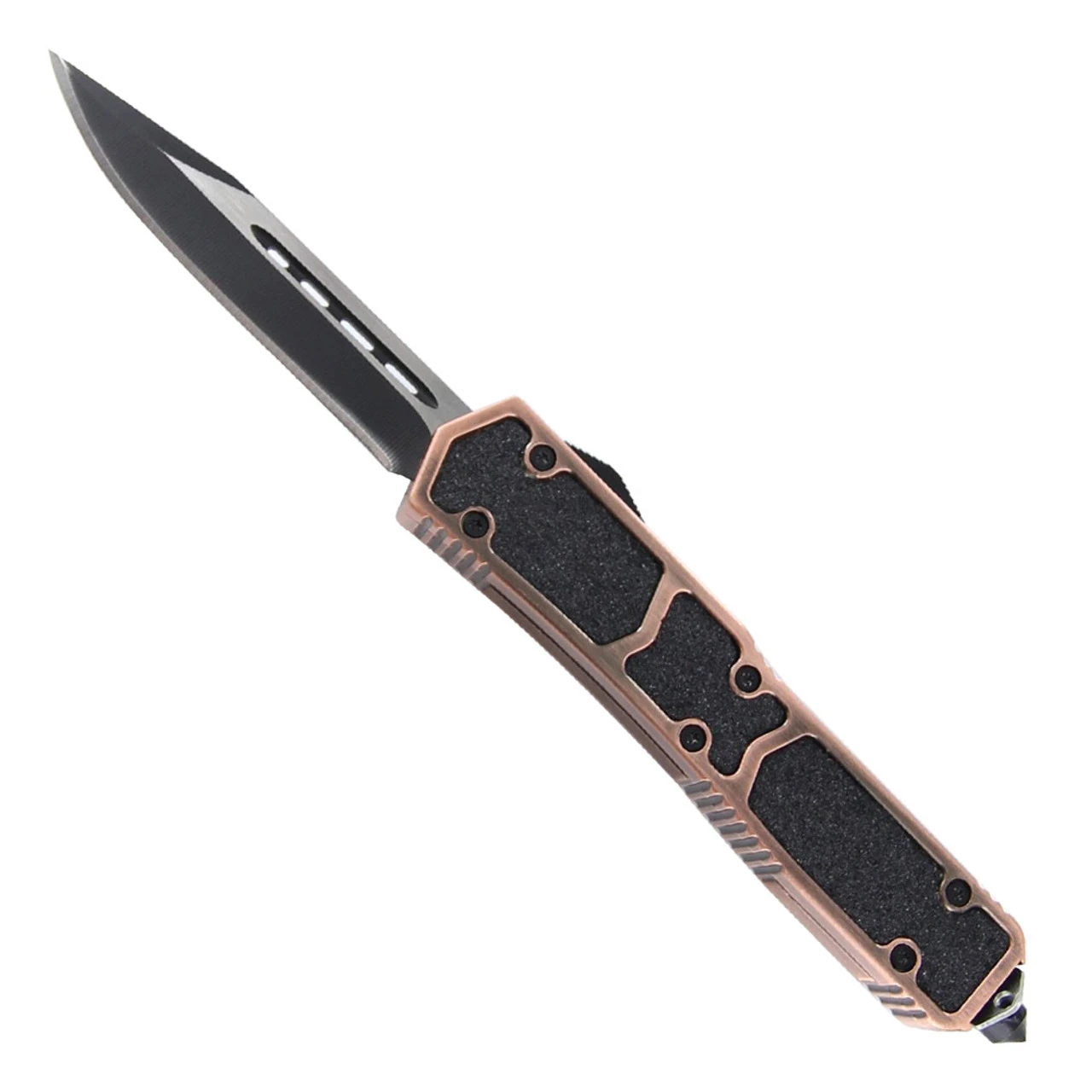 Dual Action Copper Elemental OTF Knife 3 Dual Action Copper Elemental OTF Knife