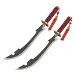 Japanese Scimitar Ninja Twin Sword Set -Knife Sales Store em0062 40042.1564504710
