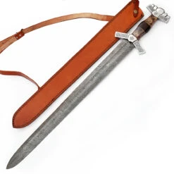 Full Tang Valhalla Rising Damascus Steel Sword -Knife Sales Store full tang valhalla rising damascus steel sword 11 29143.1564504636
