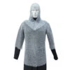 Functional 16g Chainmail Armor With Coif Set