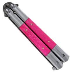 Balisong Pocket Damascus Cherry Blossom Butterfly Knife -Knife Sales Store gbs29pkd 51530.1564504530