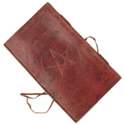 Goddess Trio Leather Journal -Knife Sales Store goddess trio pentagram embossed leather journal 2 69890.1564502955