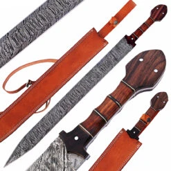 Grecian Empire Damascus Steel Xiphos Sword -Knife Sales Store grecian empire damascus steel xiphos sword 4 75211.1564504638