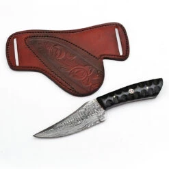 Hand Forged Over The Edge Damascus Steel Skinner -Knife Sales Store hand forged over the edge damascus steel skinner 3 73919.1564504870