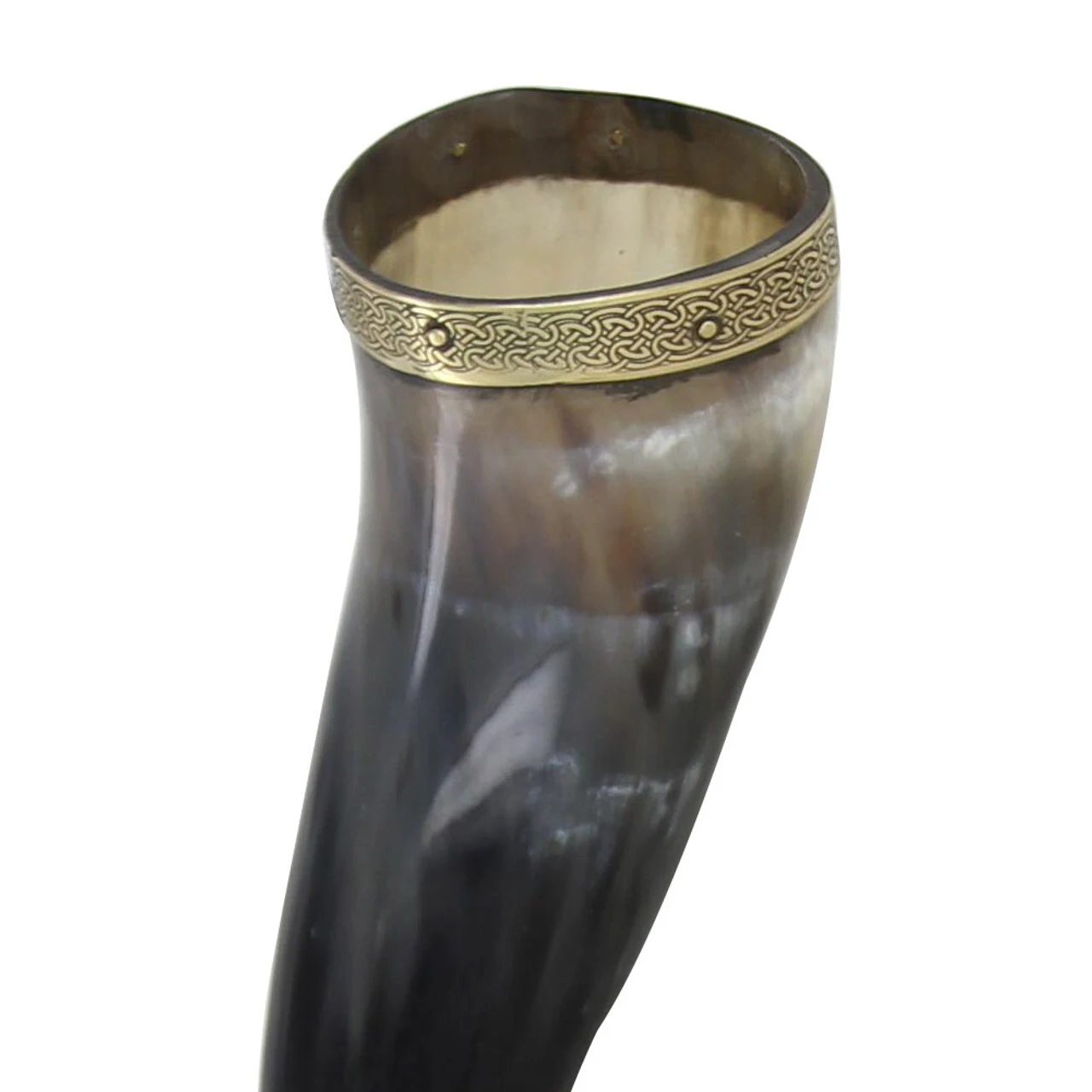 Horn Odins Wisdom Natural Drinking Horn Vessel 4 Horn Odins Wisdom Natural Drinking Horn Vessel - Image 2