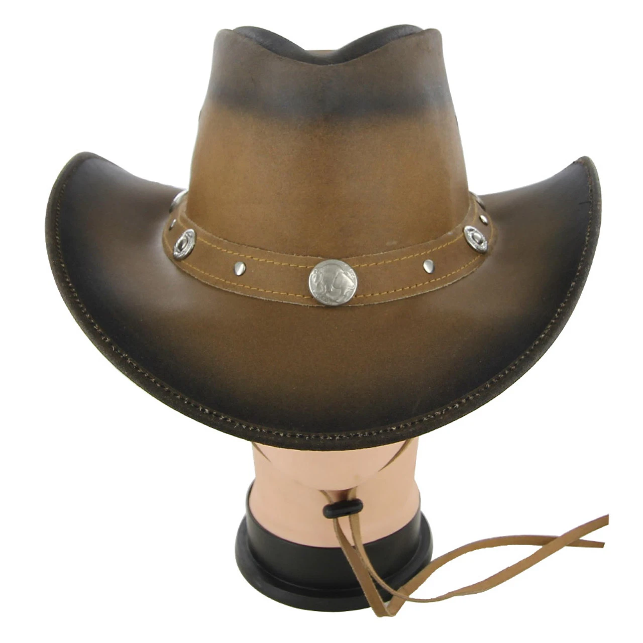 Dress To Kill Leather Buffalo Nickel Hat 4 Dress To Kill Leather Buffalo Nickel Hat - Image 2