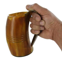 Handmade Midsummer Celebratory Viking Horn Tankard -Knife Sales Store in4445 04323.1564504408