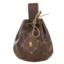 Leather Sea Captains Gentlemans Drawstring Pouch -Knife Sales Store in60102 40937.1564504035