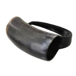 Norse Celtic Tankard Triquetra Trinity Knot Design Drinking Horn Mug -Knife Sales Store in60664 24853.1564505025