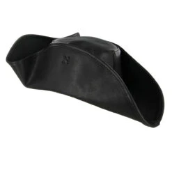 Terror At Sea Leather Jolly Roger Tricorne Hat -Knife Sales Store in6363bkl 21231.1564504293
