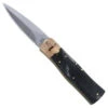 Darkest Of Nights Damascus Steel Switchblade Auto Lever Knife