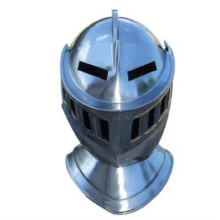 Medieval Renaissance Steel Closed Knight Helmet -Knife Sales Store mens closed knight armour helmet 88653.1564505056