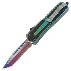Automatic Rainbow Siege Dual Action OTF Knife -Knife Sales Store t42 54102.1598300472