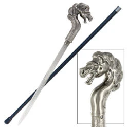 Thoroughbred Show Horse Sword Cane -Knife Sales Store thoroughbred show horse sword cane 89727.1564503891