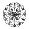 Elegant Round Fleur De Lis Medallion Scrollwork Wall Decoration -Knife Sales Store wall decoration 1 06713.1564505055